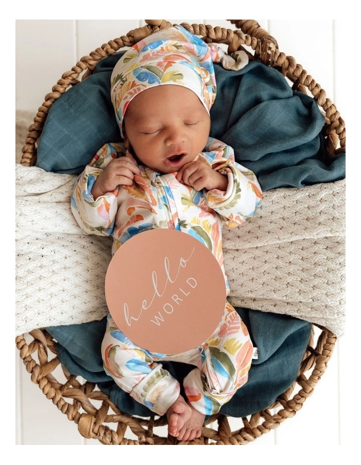 Summer Palm & Peach Reversible Milestone Cards image 4