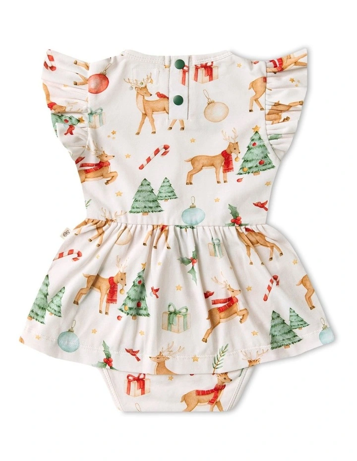 Prancer & Friends Short Sleeve Organic Dress image 2