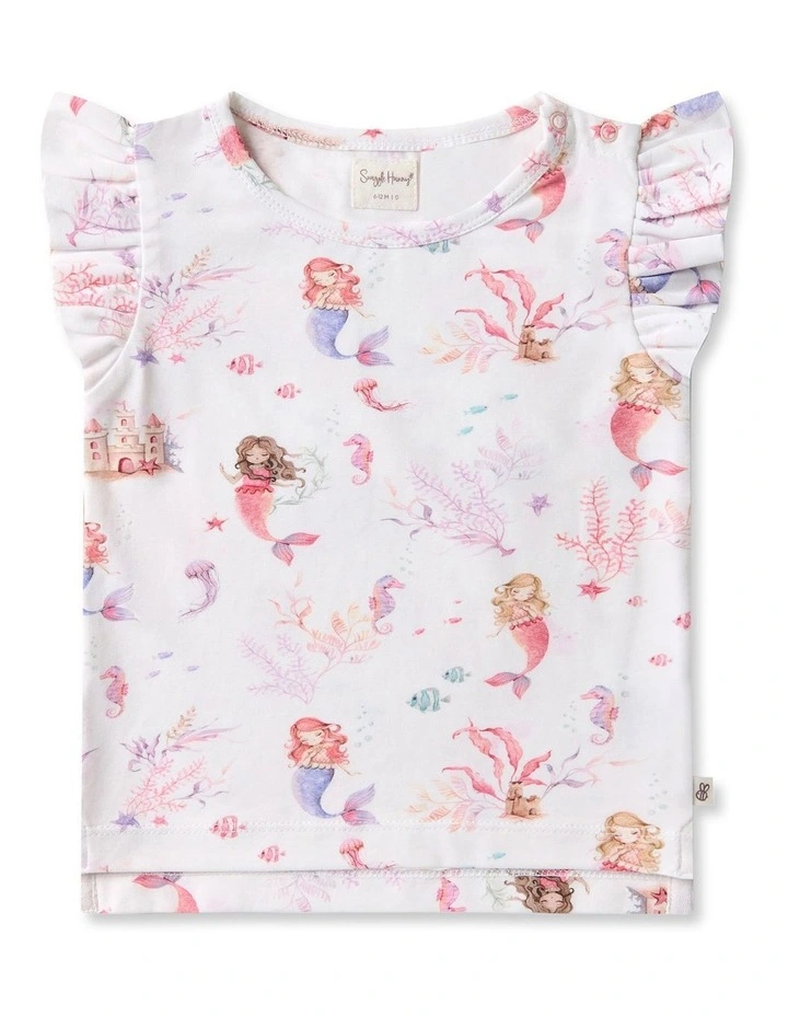 Mermaid Organic T-shirt in Multi image 1