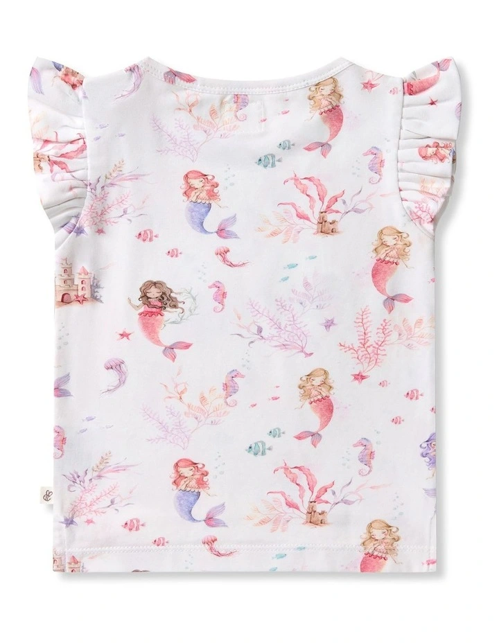 Mermaid Organic T-shirt in Multi image 2