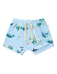 Ocean Organic Shorts in Blue