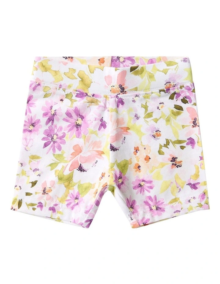 Isla Organic Bike Shorts in Multi image 1