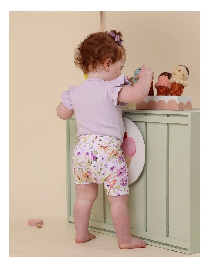 Isla Organic Bike Shorts in Multi image 3