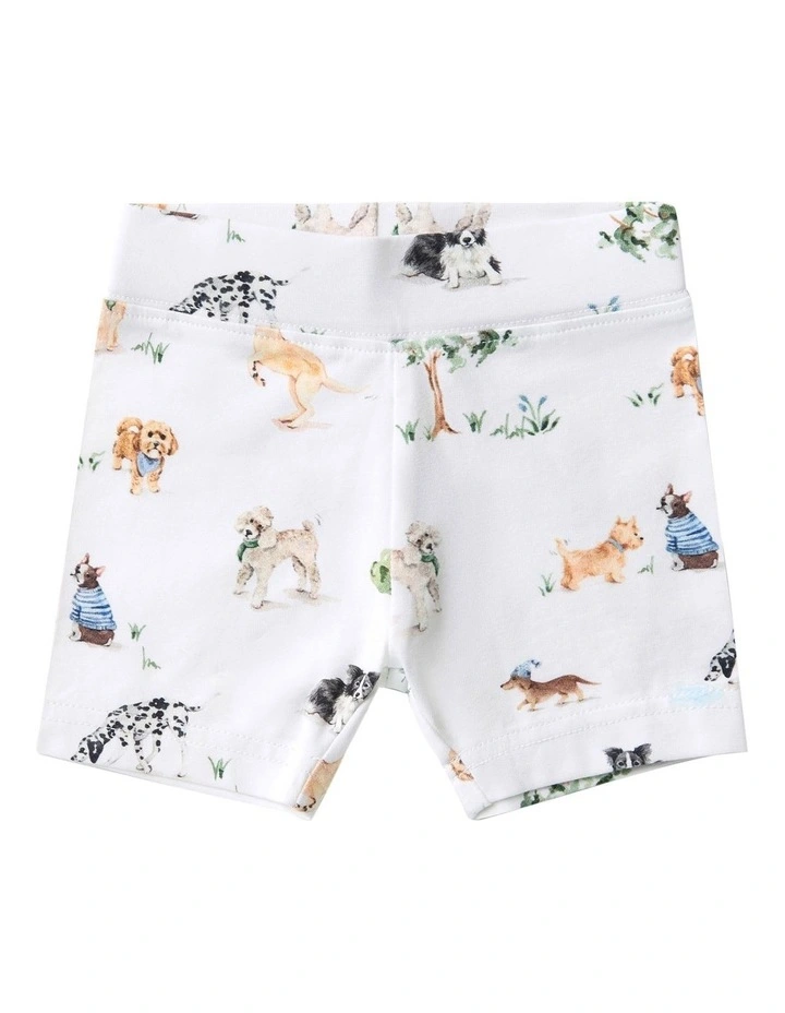 Park Organic Bike Shorts in White image 1