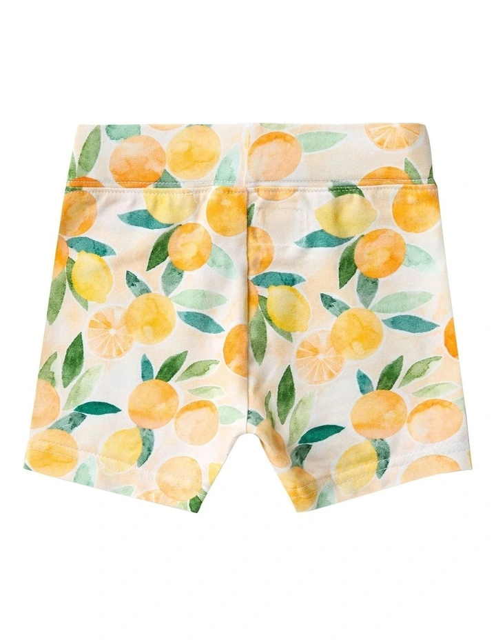 Sunny Citrus Organic Bike Shorts in Orange image 2