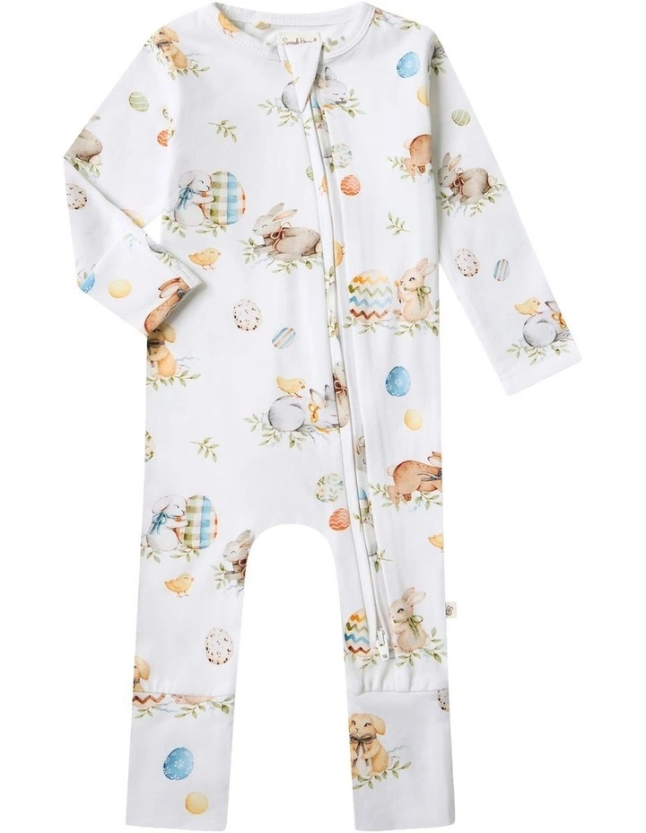 Flopsy Bunnies Organic Snugglesuit Convertible Romper in Assorted image 1