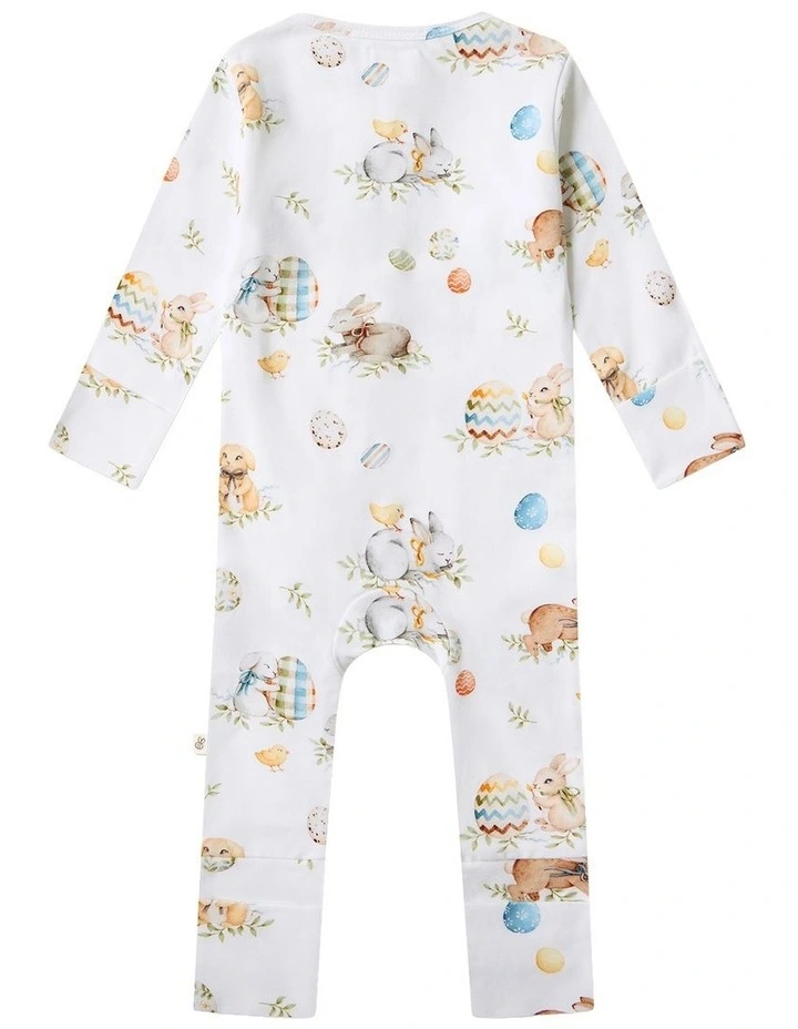 Flopsy Bunnies Organic Snugglesuit Convertible Romper in Assorted image 2
