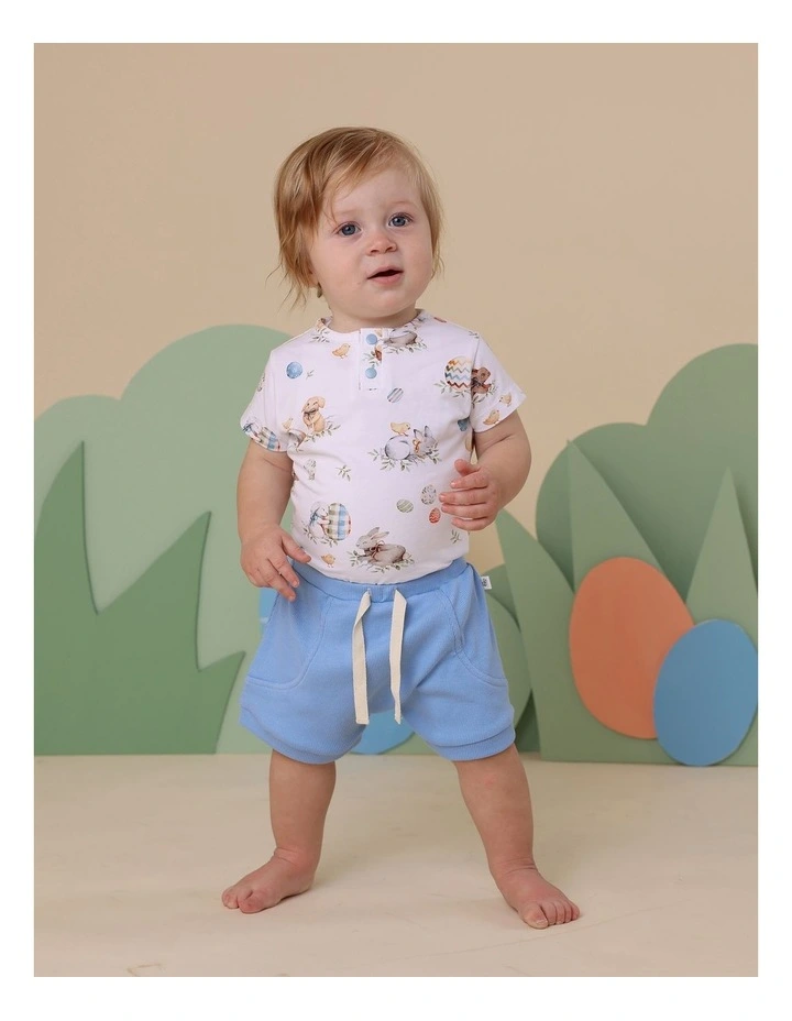 Flopsy Bunnies Short Sleeve Organic Bodysuit in Assorted image 3