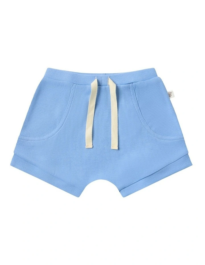 Organic Shorts in Bluebell image 1