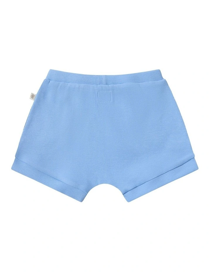Organic Shorts in Bluebell image 2