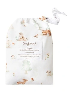 Woodland Tales Organic Bassinet Sheet in White