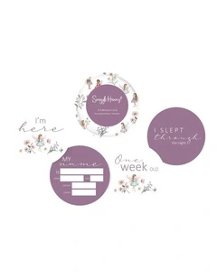 Fairy Garden And Dusk Reversible Milestone Cards in Multi