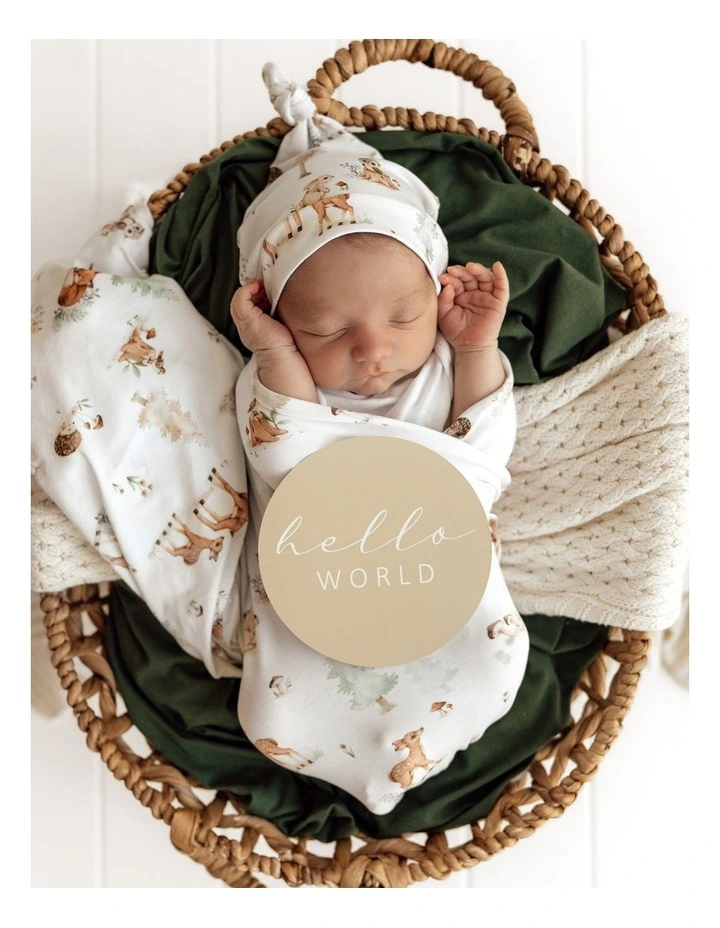 Woodland Tales And Pebble Reversible Milestone Cards in Multi image 3