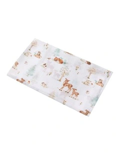 Woodland Tales Organic Muslin Wrap in White