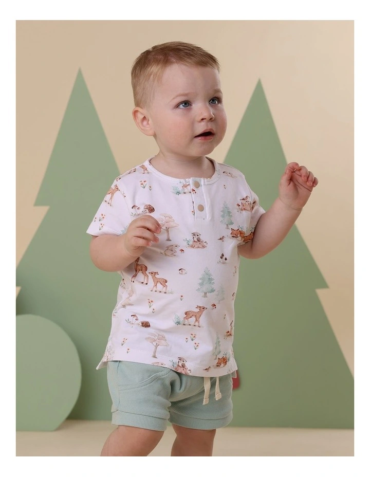 Woodland Tales Organic Short Sleeve Top image 3