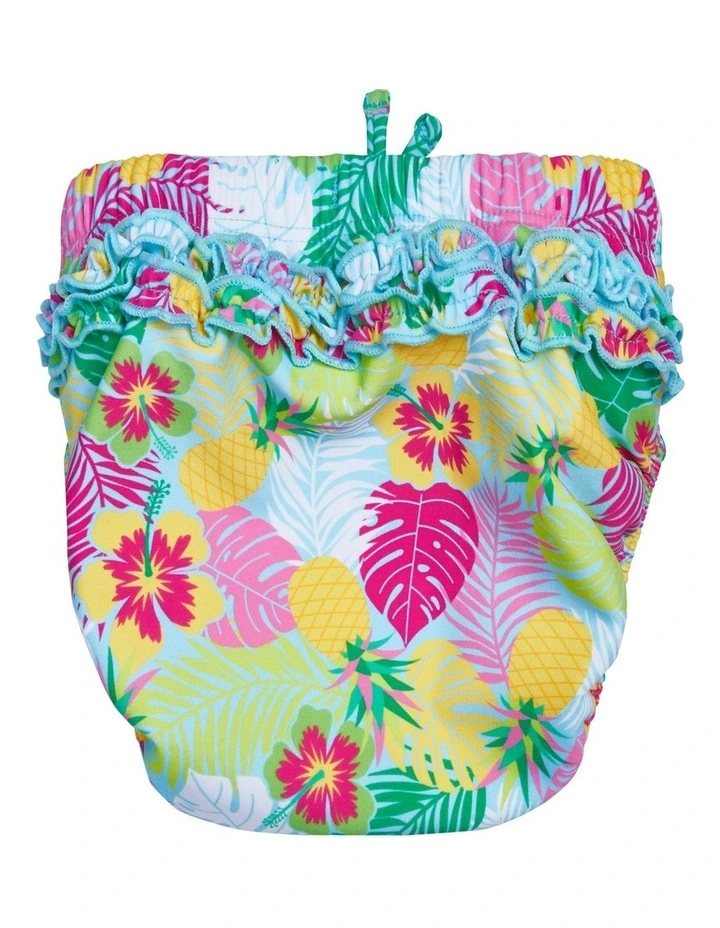 Swim Nappy in Tropical image 3