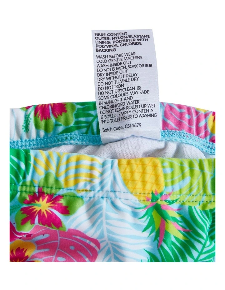 Swim Nappy in Tropical image 5