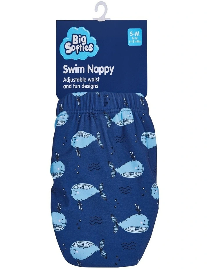 Swim Nappy in Whale1 image 1