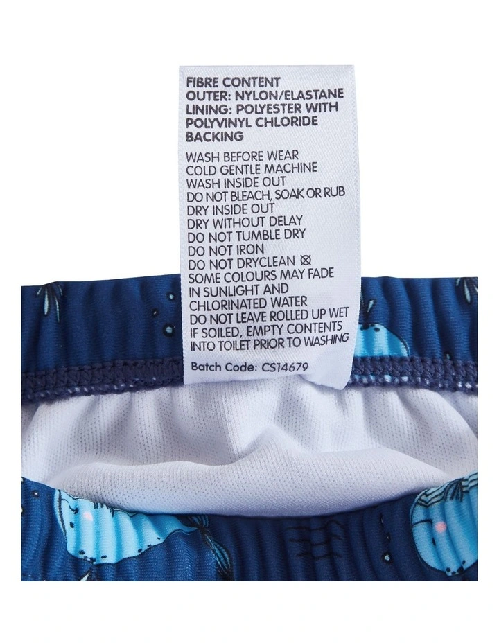 Swim Nappy in Whale1 image 5