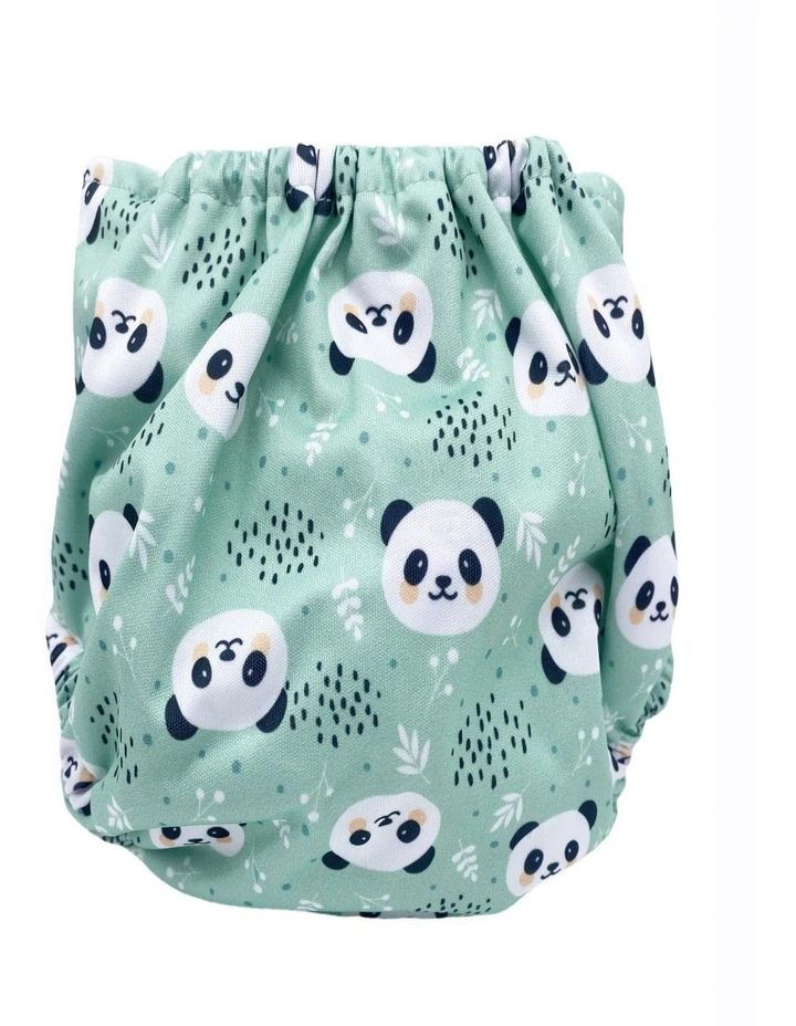 Big Softies Reusable Nappy With Insert Absorber - Panda image 3