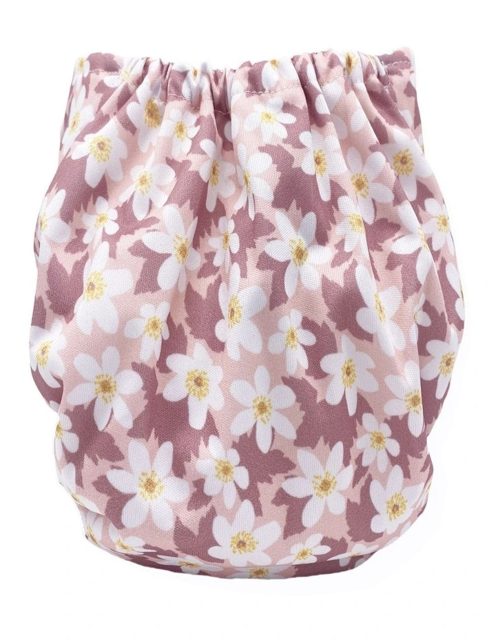 Big Softies Reusable Nappy With Insert Absorber - Flower image 3