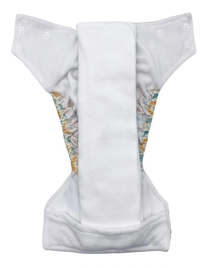 Big Softies Reusable Nappy With Insert Absorber - Lion image 4