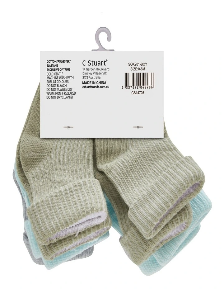 Crew Socks 8-Pairs in Multi image 2