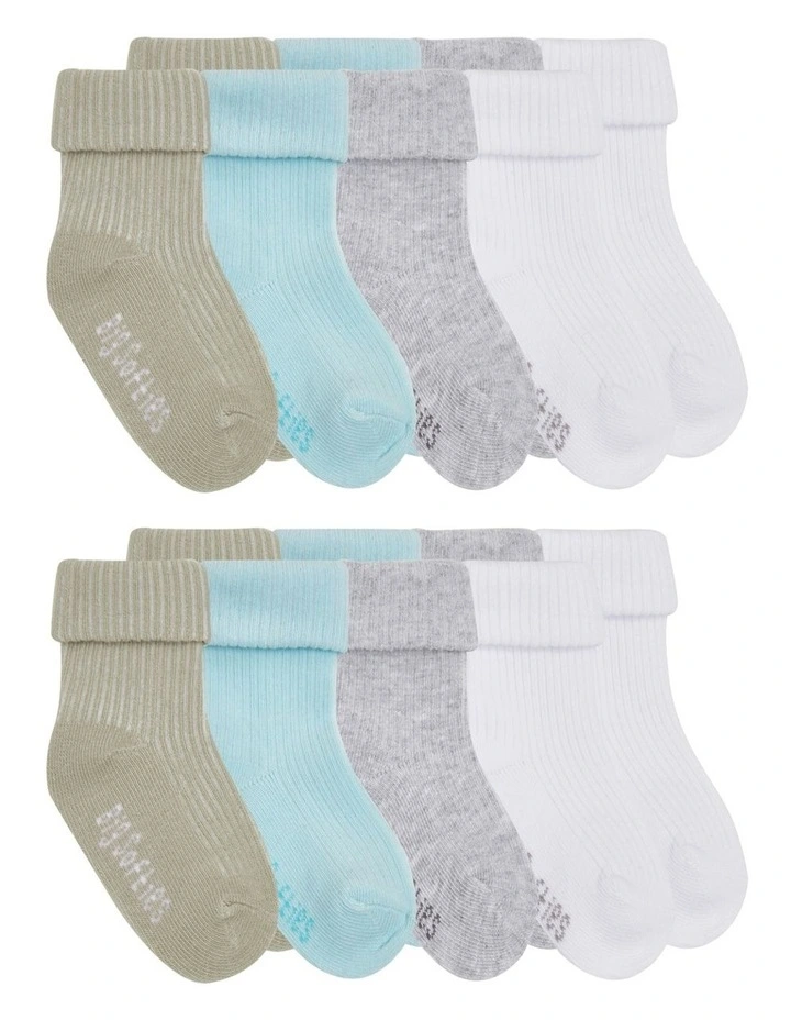 Crew Socks 8-Pairs in Multi image 3