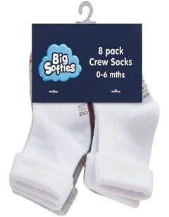 Crew Socks 8-Pairs in Multi