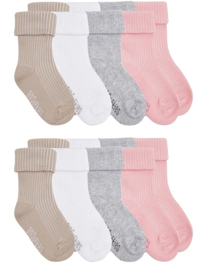 Crew Socks 8-Pairs in Multi image 3