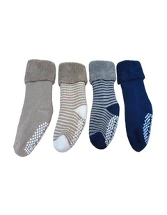 Crew Socks in 8 Pairs in Multi