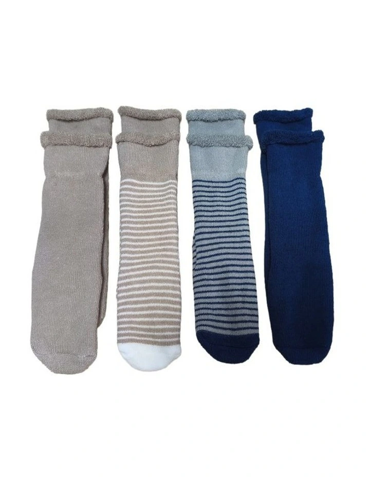 Crew Socks in 8 Pairs in Multi image 2