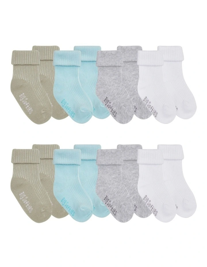 Crew Socks 8-Pairs in Blue image 3