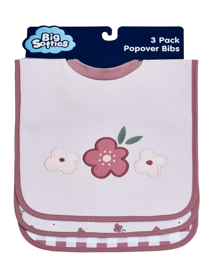 Popover Bibs 3 Pack in Floral image 1