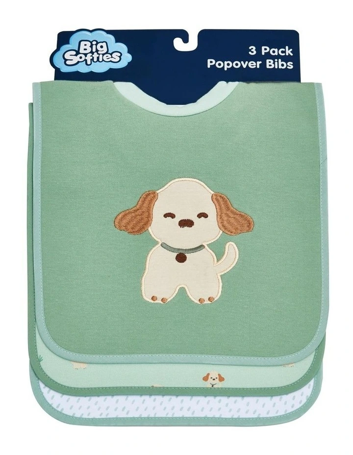 Popover Bibs 3 Pack in Puppy image 1