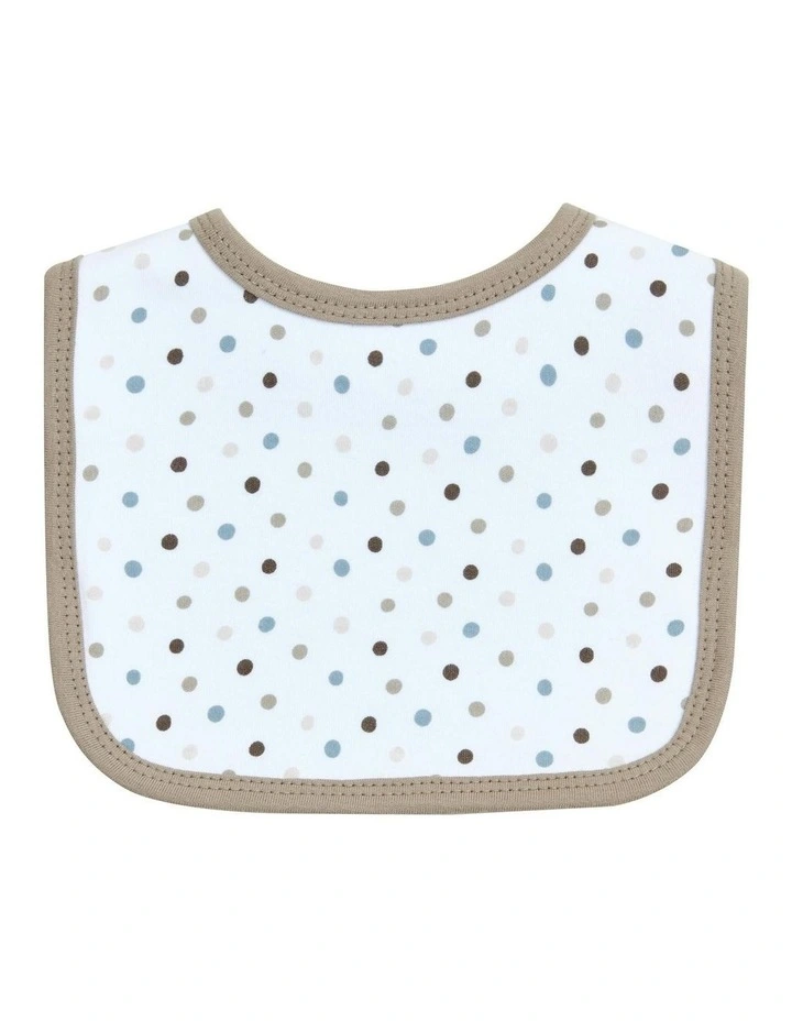 Applique And Printed Bibs 3 Pack in Whale image 4