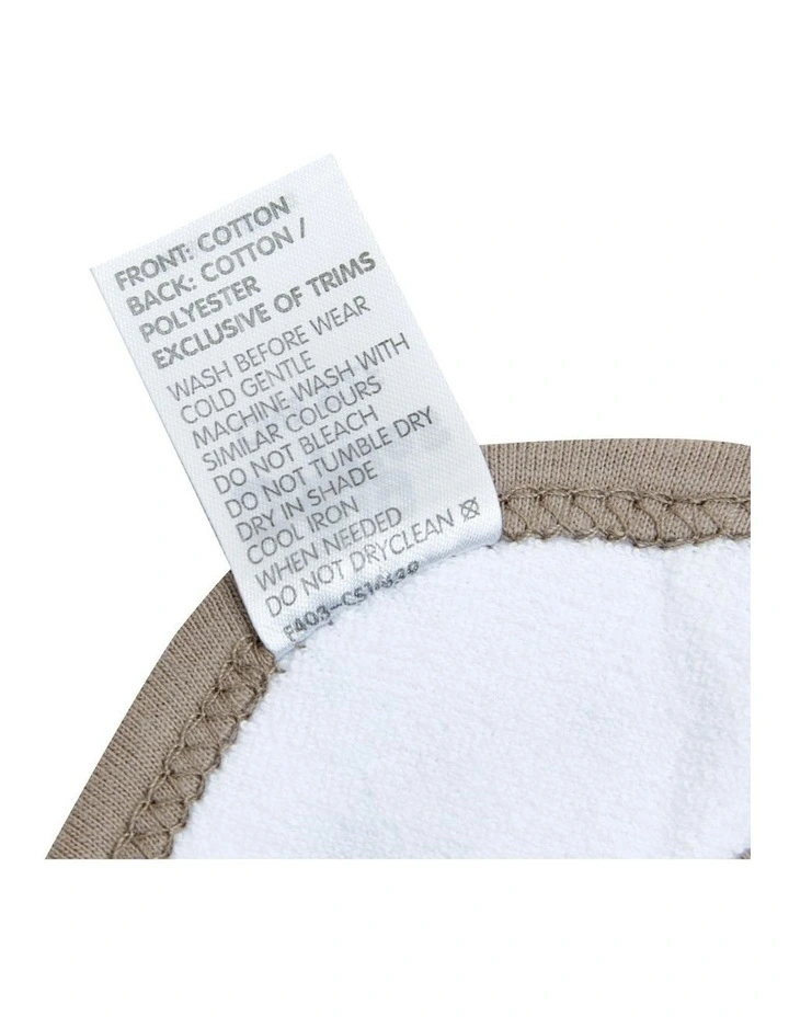 Applique And Printed Bibs 3 Pack in Whale image 6