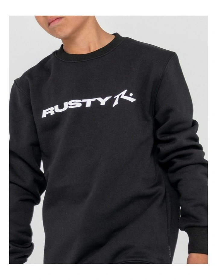 Vital 2.0 Crew Neck Jumper in Black image 4