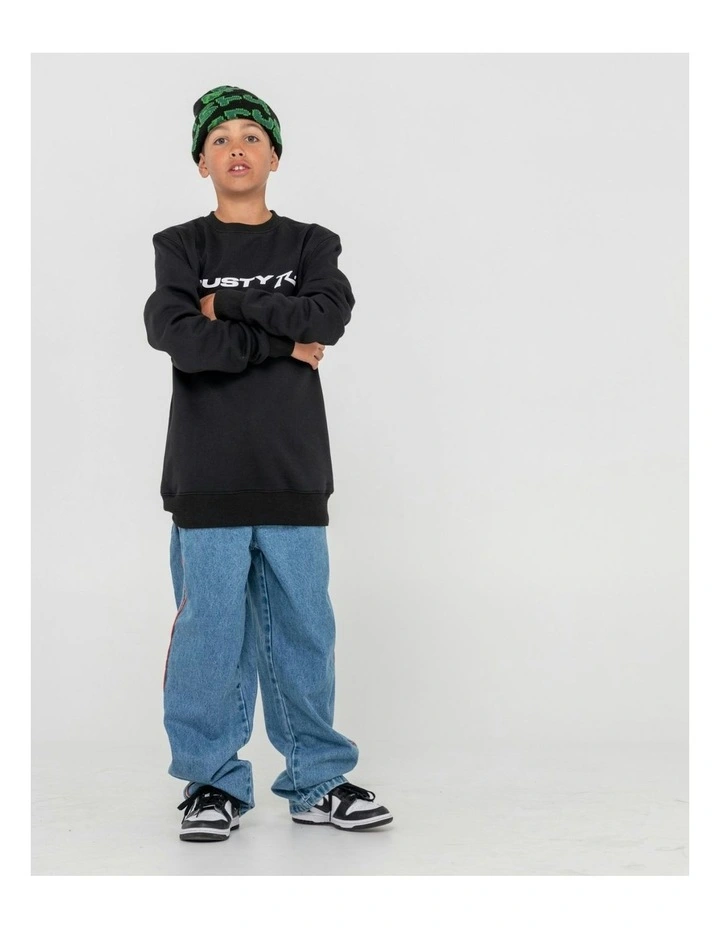 Vital 2.0 Crew Neck Jumper in Black image 5