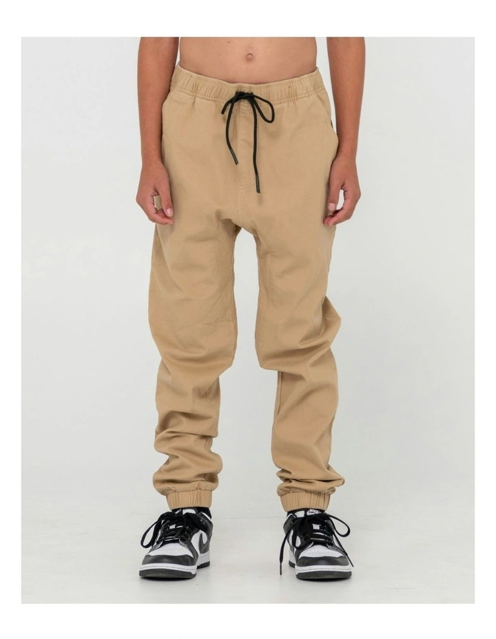 Hook Out Elastic Pant in Natural image 1