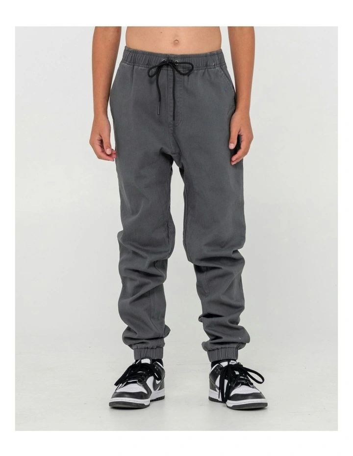 Hook Out Elastic Pant in Grey image 1