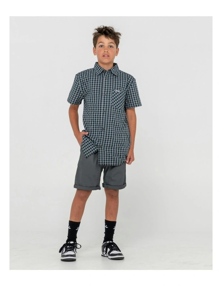 Hooked On Elastic Shorts in Grey image 5