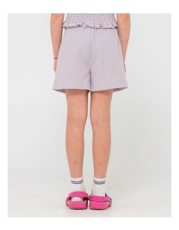 Pinky Elastic Waist Shorts in Pink image 2