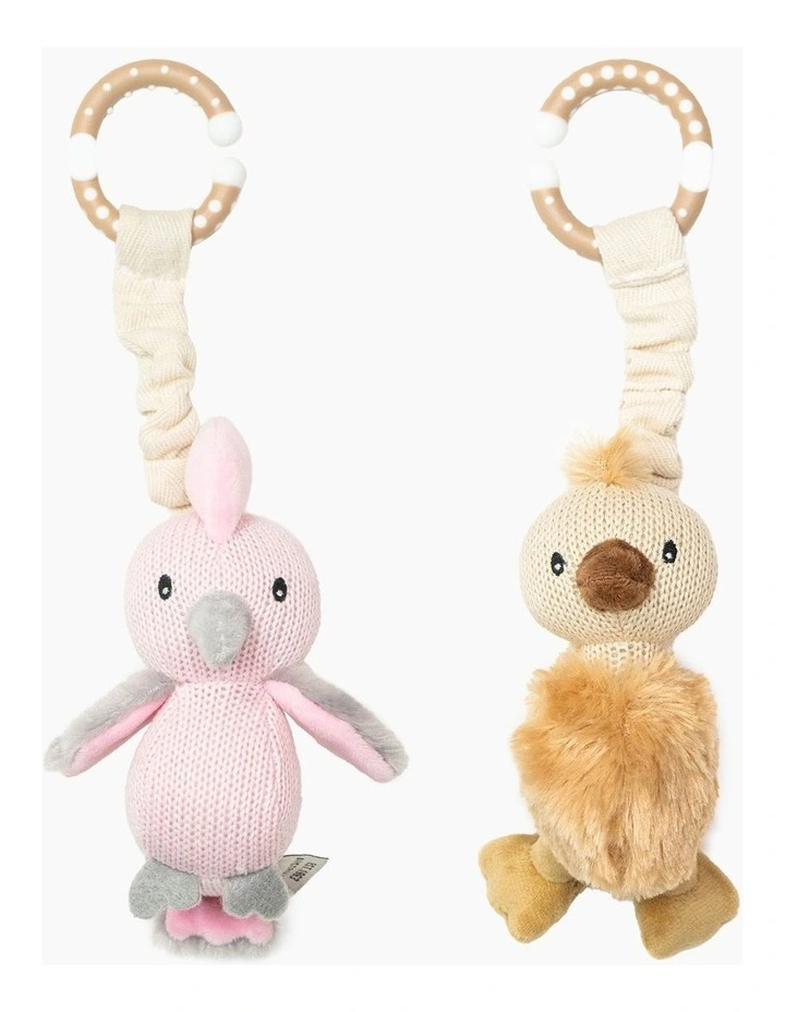 Stroller Toys Galah & Emu 2 Pack image 1