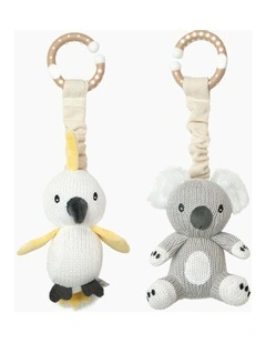 Stroller Toys Koala & Cockatoo 2 Pack