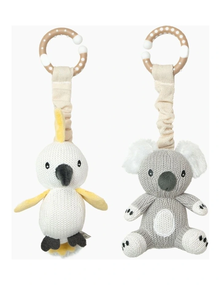 Stroller Toys Koala & Cockatoo 2 Pack image 1