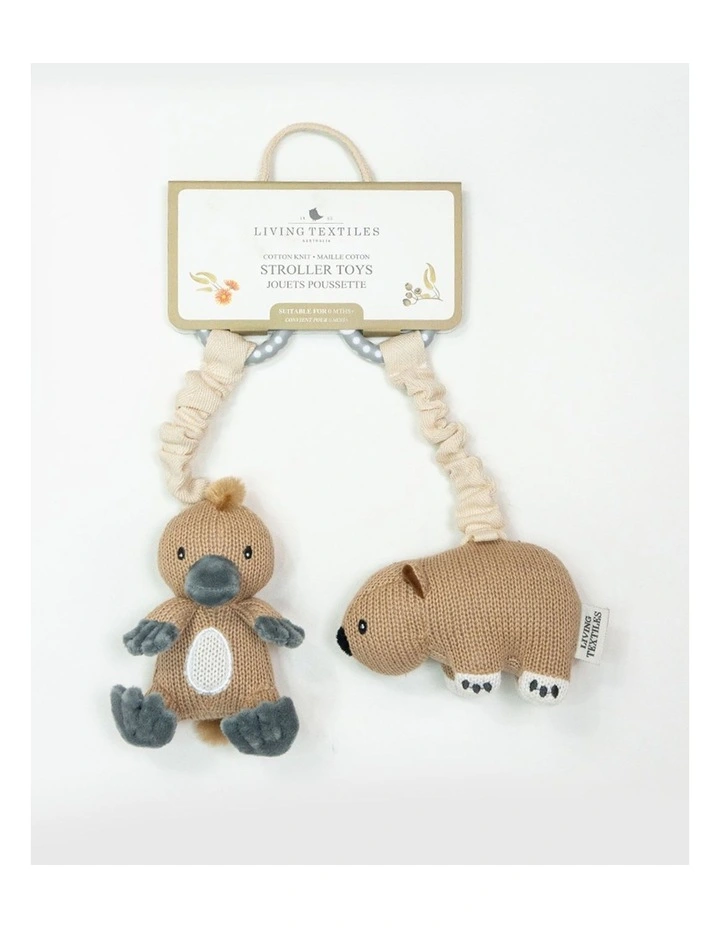 Stroller Toys Platypus & Wombat 2 Pack image 2