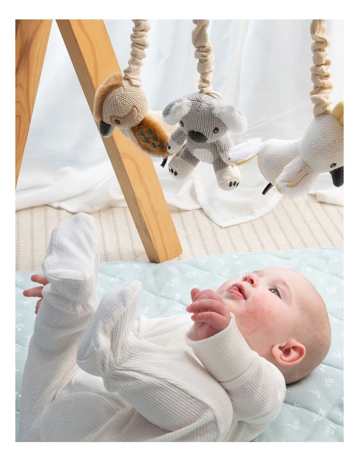 Reversible Quilted Cot Comforter Australiana image 3