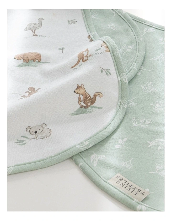 2 Pack Organic Burp Cloths Australiana image 4
