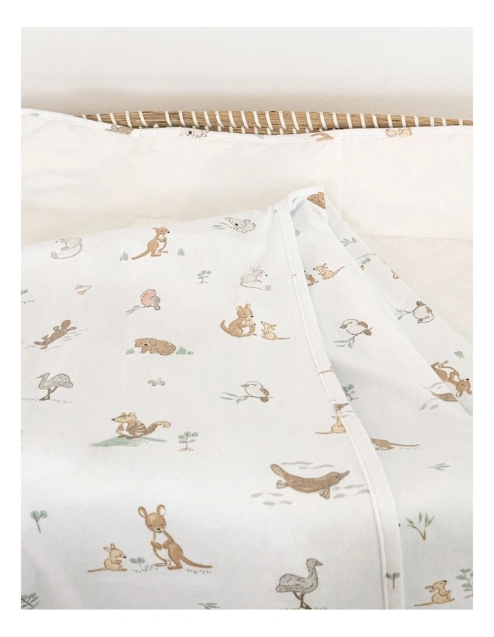 2 Pack Organic Swaddle Wraps Australiana image 3